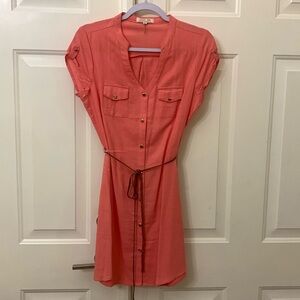 NWOT✨Elegant✨Shirt dress with flap pockets Sz: S